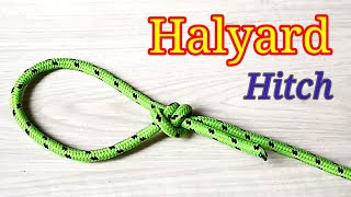 How to tie a Halyard Hitch  Top Knot in Life  EndRope [upl. by Innes]