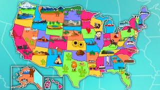 Learn The 50 State Mottos of The US  US Geography Song  KLT Geography [upl. by Sivla]