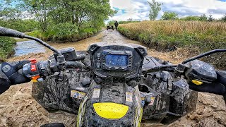 Riding The Hardest Trail In The Country On 1000cc Super Quads WOW [upl. by Ortrude289]