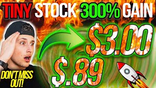 1 PENNY STOCK TOMORROW 💥 THIS TINY PENNY STOCK IS EXPLODING 300 PRICE TARGET 🚀 [upl. by Concha669]