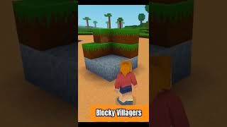 Making Blocky craft logo in game  Blocky Villagers [upl. by Yahsel]