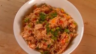 Chicken Pan Tossed Rice [upl. by Eillam497]