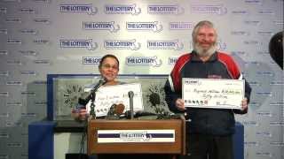 121312 Two Costco coworkers split 50 Million Powerball jackpot won in Massachusetts [upl. by Sivla]