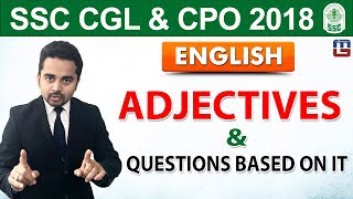 Adjective amp Questions Based on It  English  SSC CGL  SSC CPO  English By Sandeep Sir [upl. by Eiramrefinnej]