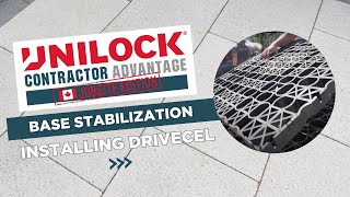 Installing Unilock DriveCel for RockSolid Base Stabilization [upl. by Bein]