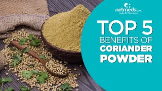 Top 5 Benefits Of Coriander Powder  How To Make Coriander Powder At Home [upl. by Ydnec]