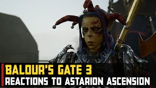 Party reactions to Astarion Ascension  Baldurs Gate 3 [upl. by Duval]