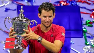 Dominic Thiem outlasts Alexander Zverev in 5set thriller  2020 US Open Highlights [upl. by Sidman]