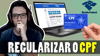 Como regularizar o CPF no site da Receita Federal [upl. by Rodi]