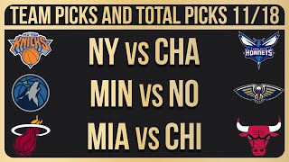 FREE NBA Picks Today 111823 NBA Picks and Predictions [upl. by Venditti375]