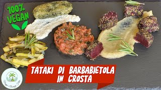 Tataki di barbabietola in crosta ricetta 100 Vegan e Gluten free [upl. by Leuqim]