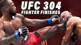 UFC 304 Fighter Knockouts amp Submissions [upl. by Vashtee59]