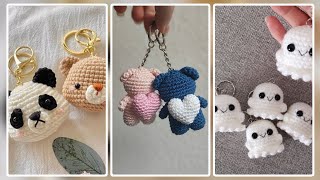 Amigurumi Keychain Crochet Keychain for Beginners Colorful Crochet Keychain Ideas [upl. by Sarita]