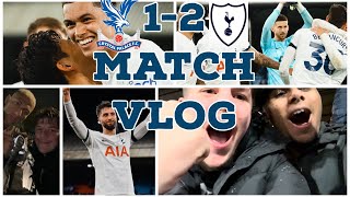 AMAZING SCENES MATCH VLOG Crystal Palace 12 Tottenham 5 points clear [upl. by Augustina]