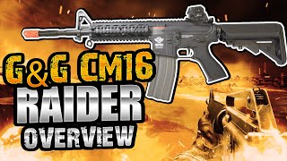 GampG CM16 RaiderL AEG Airsoft Rifle Overview [upl. by Clementas701]