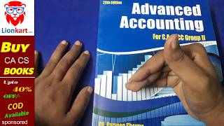 CA IPCC ADVANCED ACCOUNTANCY  old Syllabus  BY PARVEEN SHARMA [upl. by Anetsirhc112]