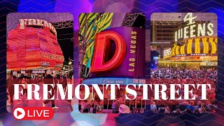 🔴 Fremont Street Right Now 🤘 Friday Night LIVE [upl. by Goebel]