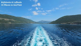 10 Places to SeeVisit in Kefalonia amp Lefkada [upl. by Rosco40]