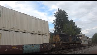 An intermodal wDPU down the west slope [upl. by Brooks]