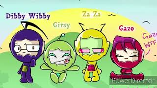 Zim x Gaz amp Dib x Tak tribute [upl. by Ranger]