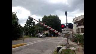 Passaggio a livello con semibarriere di via Tommaso dal Pozzo  Faenza RA  Level Crossing [upl. by Lianne]