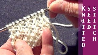 Knitted Seed  Moss Stitch [upl. by Namhar]