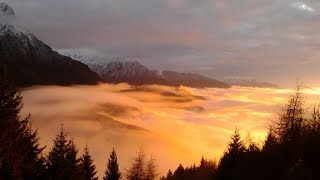 La Val Camonica dalla Zumella di Paspardo BS  Timelapse 1080p [upl. by Zeret]