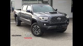 2021 Toyota Tacoma TRD Sport Double Cab Magnetic Grey [upl. by Carder]