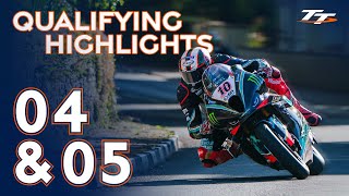 Qualifying 4 amp 5  Highlights  2024 Isle of Man TT Races [upl. by Aihsot671]