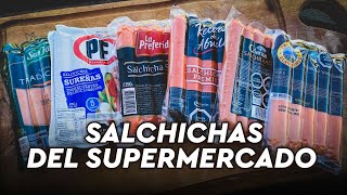 Probando y Comparando Salchichas del Supermercado Caras Intermedias y Económicas Vienesas [upl. by Iznek]