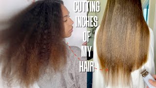 Cutting INCHES off my Natural Hair with CLIPPERS at home [upl. by Boesch]