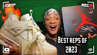 Air Jordan 4 OFF White Sail ALT Review [upl. by Lebiram]