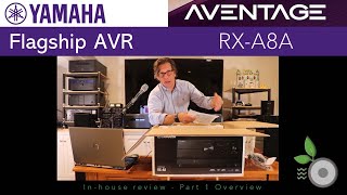 Yamaha Aventage RXA8A 8K AV Receiver  Inhouse review  Part 1 Overview [upl. by Derrick781]