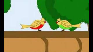 Nursery Rhymes  Two Little dicky Birds with Lyrics [upl. by Gnol]