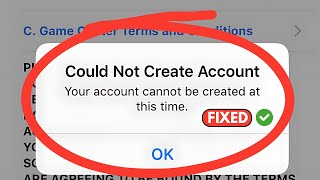 How to Fix Could not Create Apple IDCannot Create Apple ID at this time  iPhone iPad MacBook 2024 [upl. by Ahsieyn132]