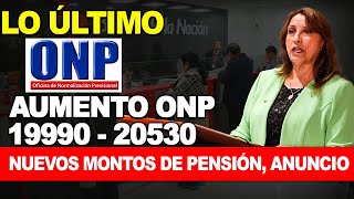 Jubilados de la ONP recibirán un aumento en sus pensiones a partir de esta fecha ¿cuál es el monto [upl. by Sidnak489]