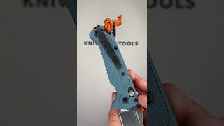 Benchmade Mini Adira 18065 CPM MagnaCut Depth Blue Grivory pocket knife [upl. by Town]