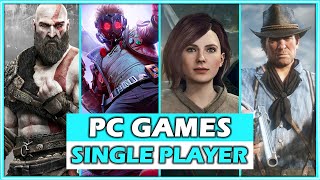 THE 25 BEST SINGLE PLAYER PC GAMES TO PLAY IN 2024  BEST GAMES ON PC [upl. by Beutler]