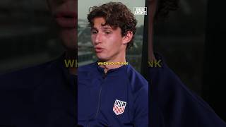 Brenden Aaronson on how to become a professional footballer football premierleague usmnt [upl. by Nancy]