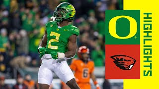 Oregon Football vs Oregon State  GAME HIGHLIGHTS 2023 [upl. by Htebazileyram]