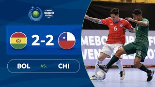 BOLIVIA vs CHILE 22  RESUMEN  CONMEBOL SUB20 FUTSAL 2022 [upl. by Eselrahc]