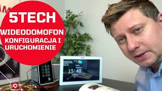 Jak Podłączyć Wideodomofon 5Tech z WIFI Test i Konfiguracja z Telefonem [upl. by Rohn164]