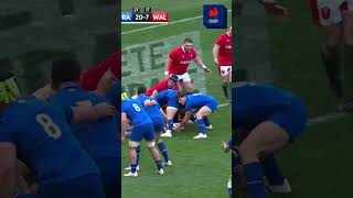 France  Galles  L’essai d’Atonio Six Nations 2023 [upl. by Annaig]