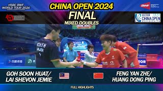 Final China Open 2024  Goh Soon Huat  Lai S Jemie vs Feng Yan Zhe  Huang Dong Ping  XD [upl. by Huang904]