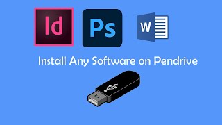 How to Install Software on a USB Pendrive  External Drive [upl. by Enerol]