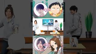 Yuki Kaji and Rie Takahashi FUNNY MOMENTS 2  TAKAGI and NISHIKATA in REAL LIFE Shorts [upl. by Rhody359]