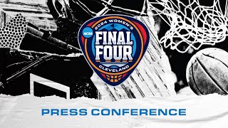 Press Conference Iowa vs UConn Postgame  2024 NCAA Tournament [upl. by Naillimxam]