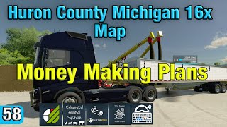 Time To Sell  Huron County Michigan 16x Map  FS22  Ep 58 [upl. by Oidualc]