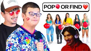 Sketch Finds Love  Pop The Balloon Faze Rug Video Reaction [upl. by Negyam]