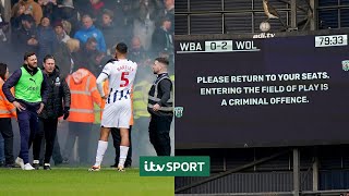 Crowd trouble mars Black Country Derby  ITV Sport [upl. by Benn]